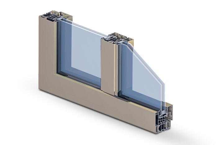 Fenetre Aluminium 4 vantaux ouvrant caché - Le Roi de la Fenetre