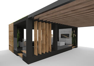 Gazebo aluminium