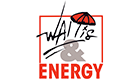 Logo toiture de véranda alu photovoltaïque Wallis&Energy