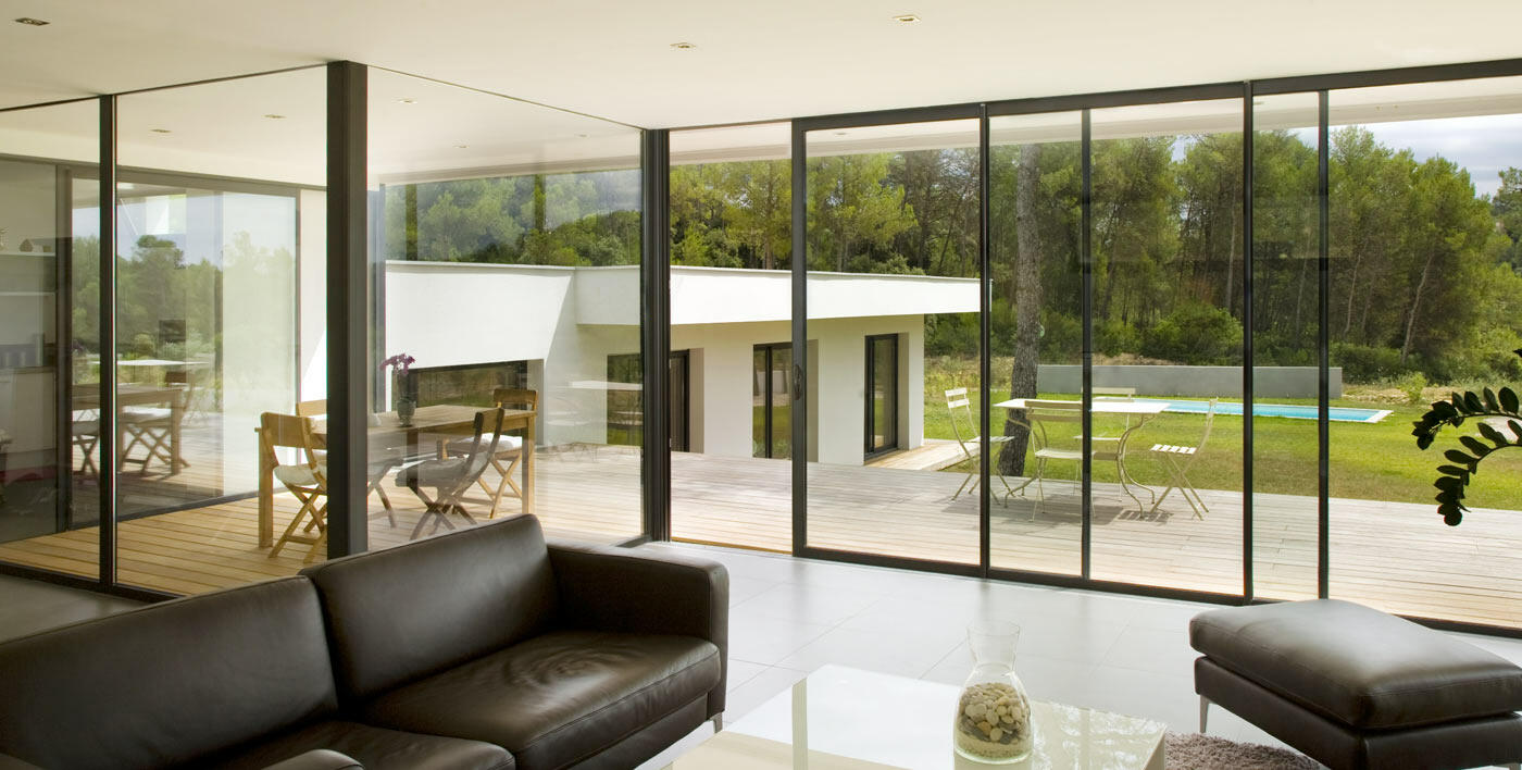 Satin Road Baie Coulissante Alu A Hautes Performances Energetiques Baie Coulissante Alu Menuiserie Alu Profils Systemes