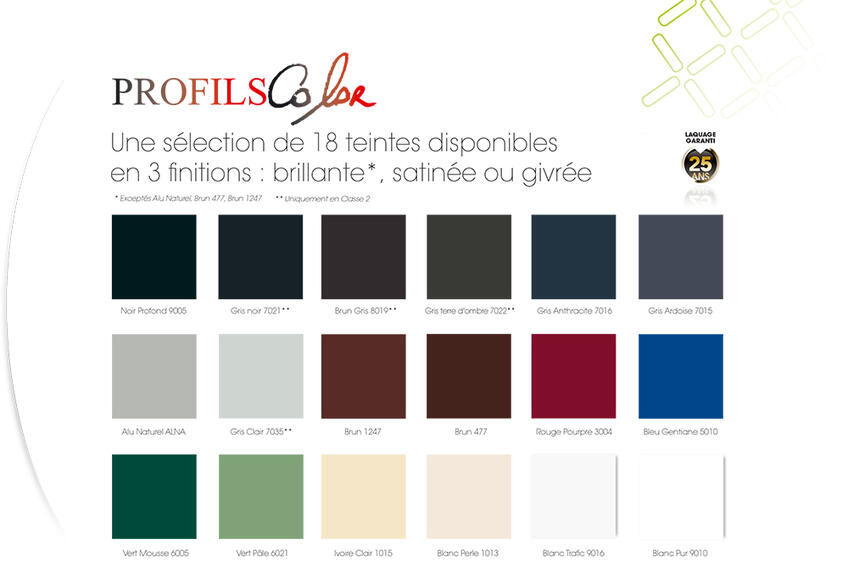 Profils Color Couleurs Exlusives Design Couleurs Profils
