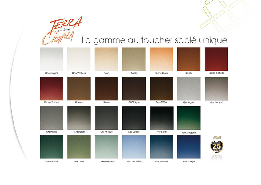 Terra Cigala Couleurs Exlusives Design Couleurs Profils Systemes