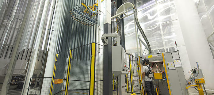 Chaîne de laquage verticale Profils Systèmes