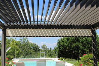 Store vertical pour pergola Wallis&ZIP